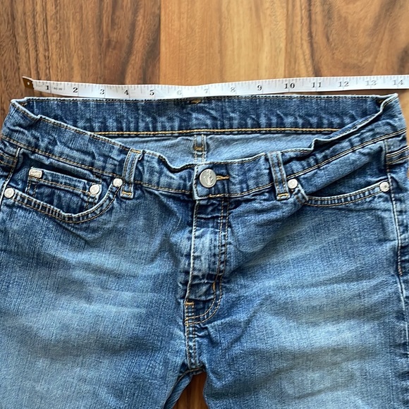 Lacoste 40 alligator 40 LBH Blue Jeans Boys Denim Pockets Zipper belt loops play - Picture 16 of 16